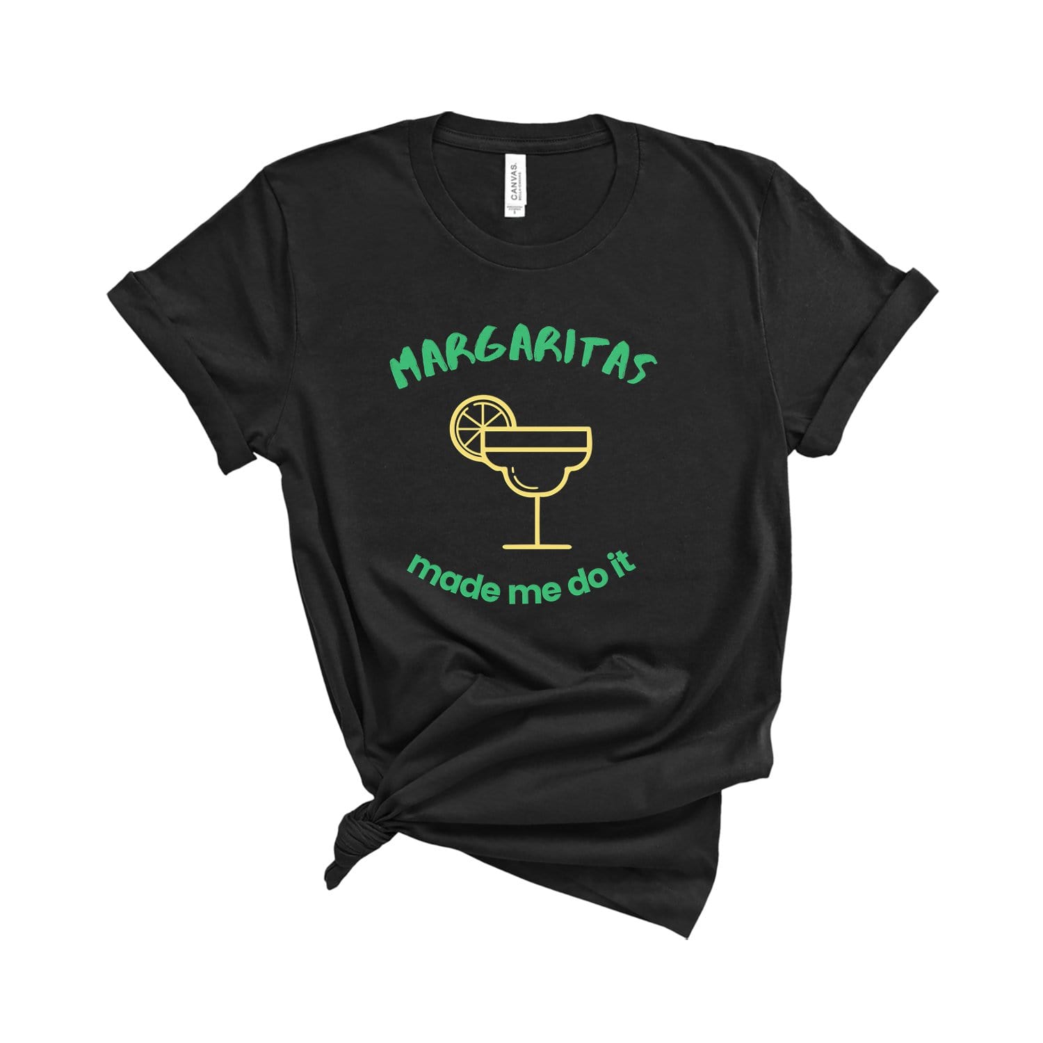 Margaritas made me do it sale t shirt