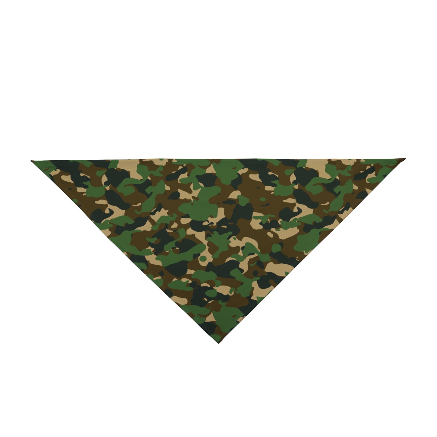 Green Camouflage Pet Bandana