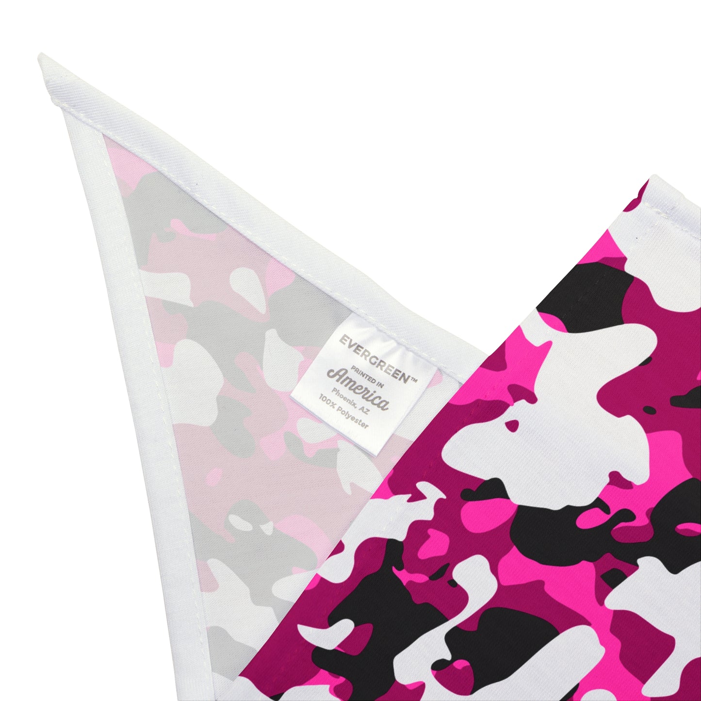 Pink Camouflage Dog Bandana