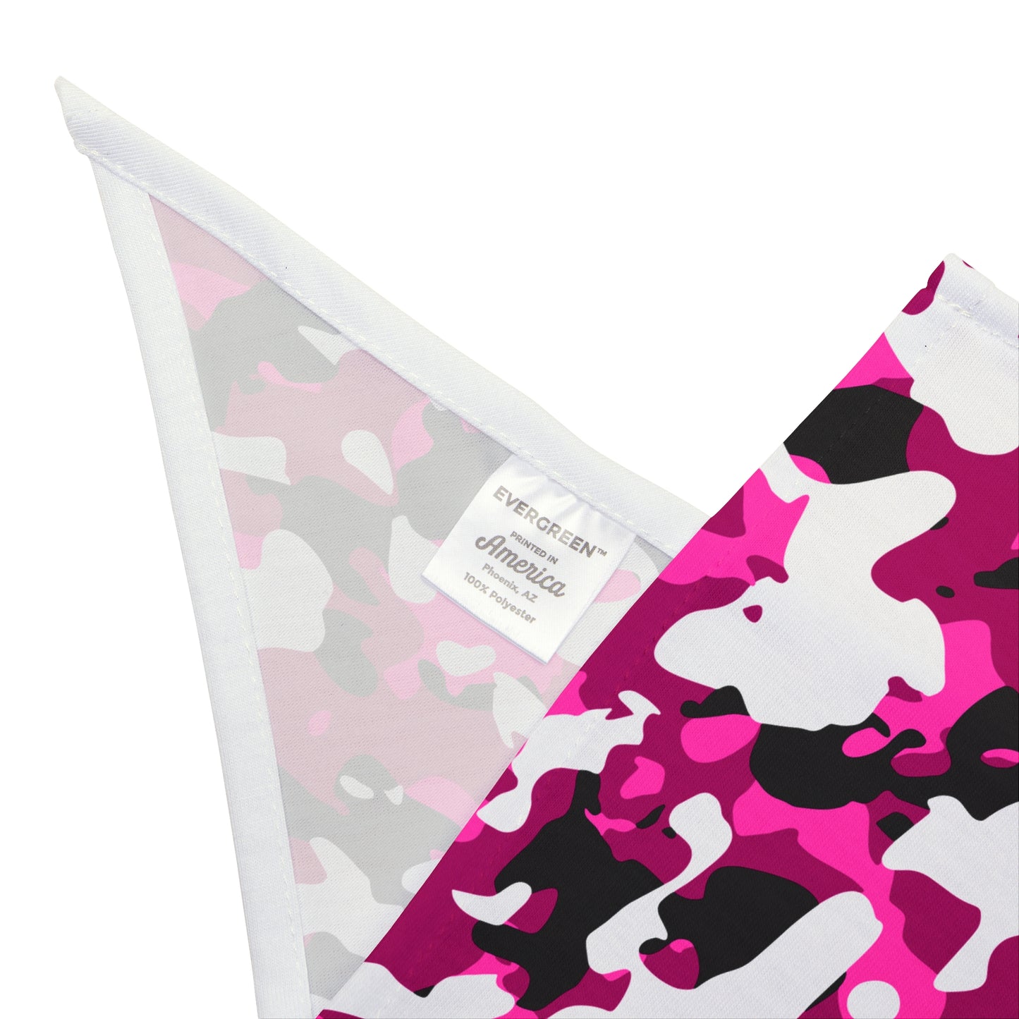 Pink Camouflage Dog Bandana