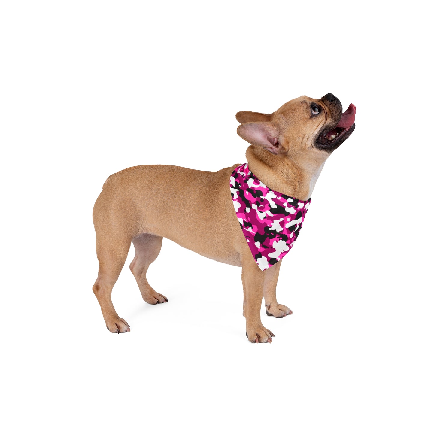 Pink Camouflage Dog Bandana