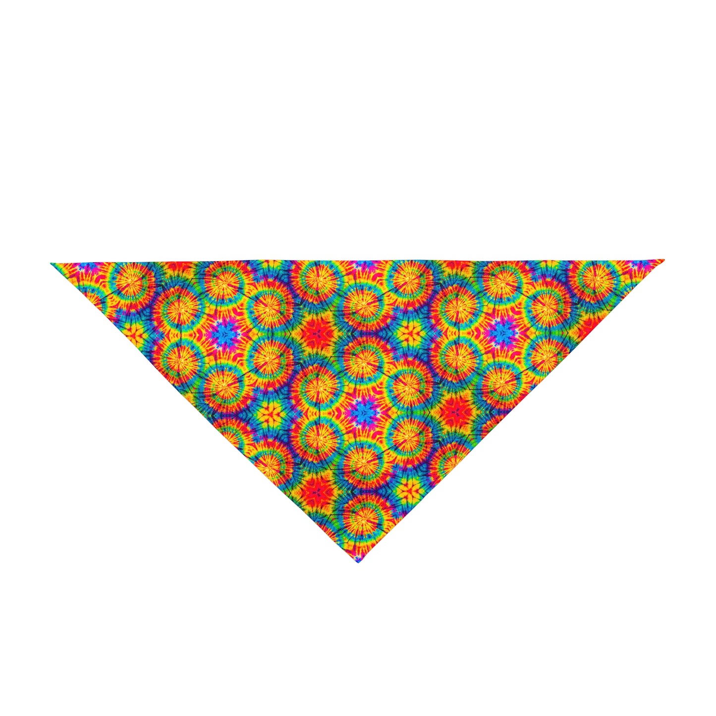 Rainbow Tiedye Dog Bandana