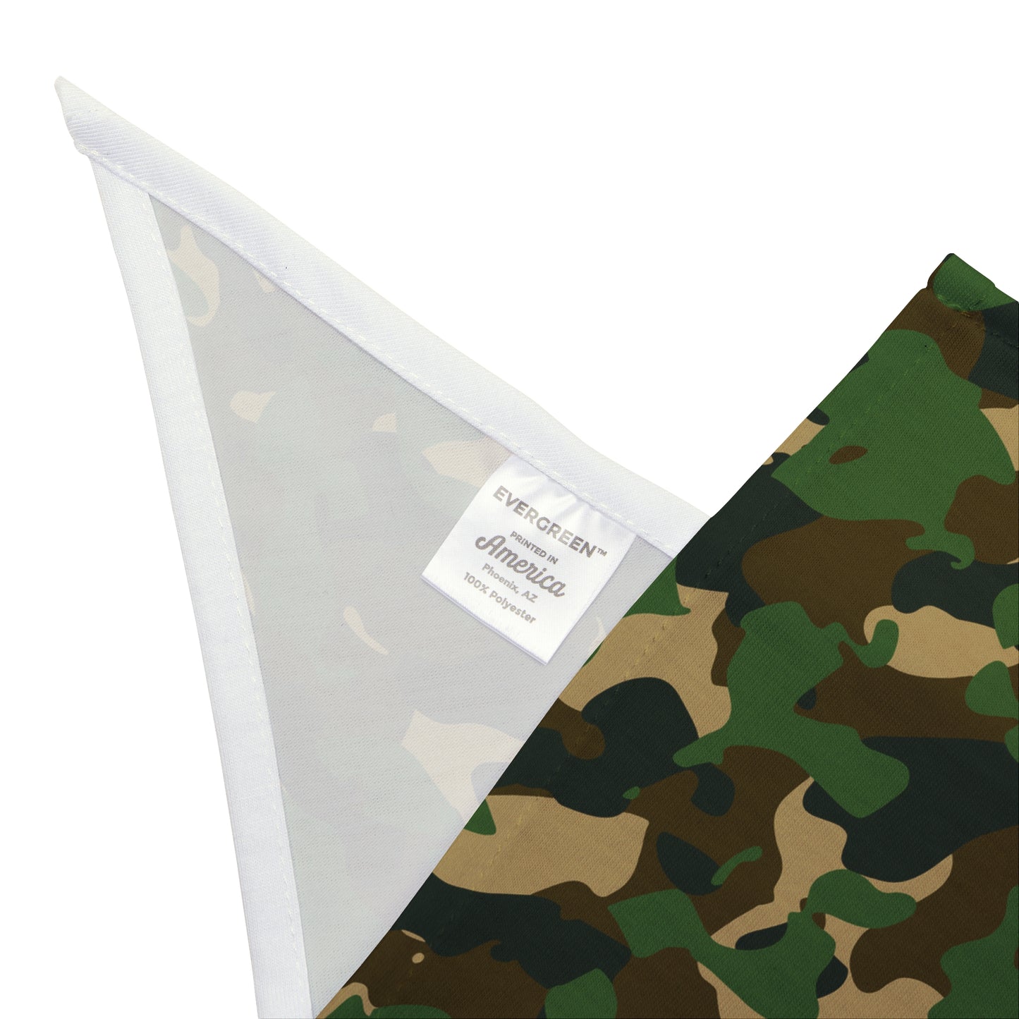 Green Camouflage Pet Bandana