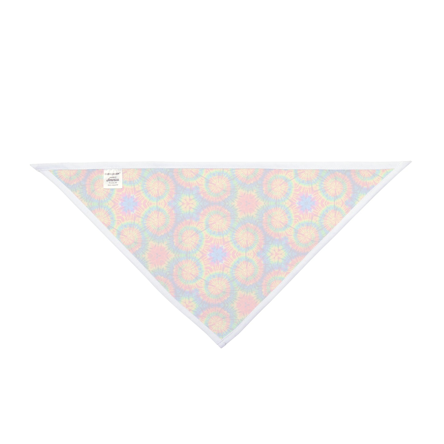 Rainbow Tiedye Dog Bandana