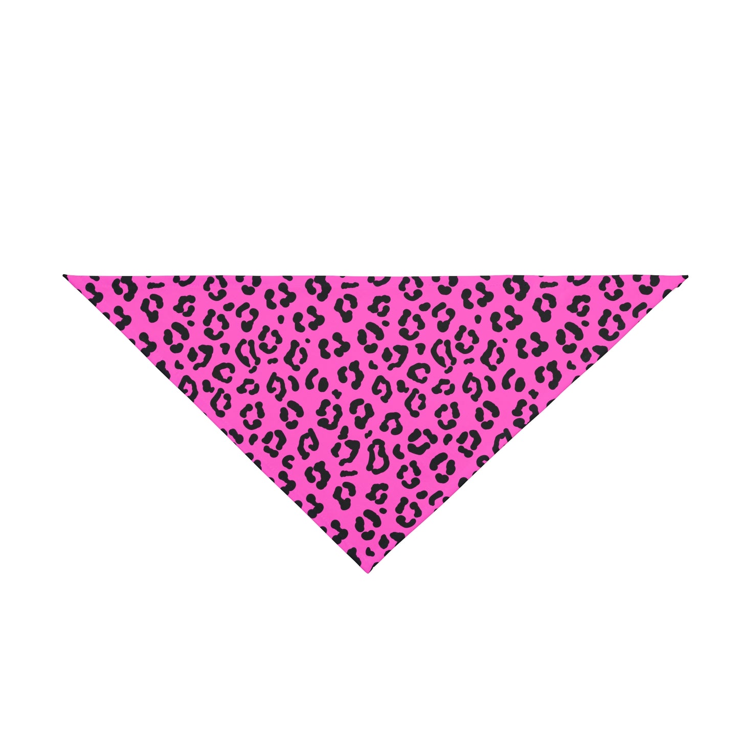 Pink Leopard Print Dog Bandana