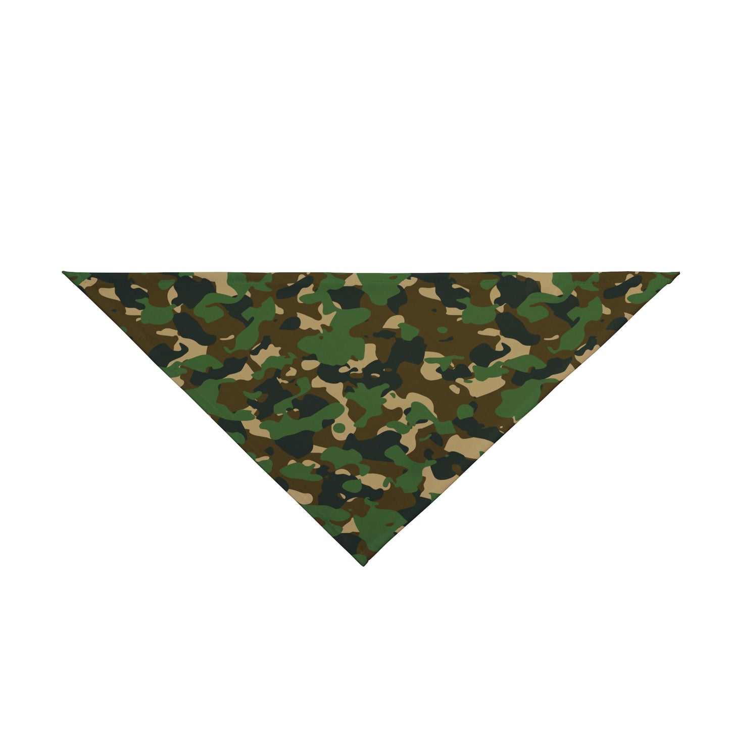 Green Camouflage Pet Bandana