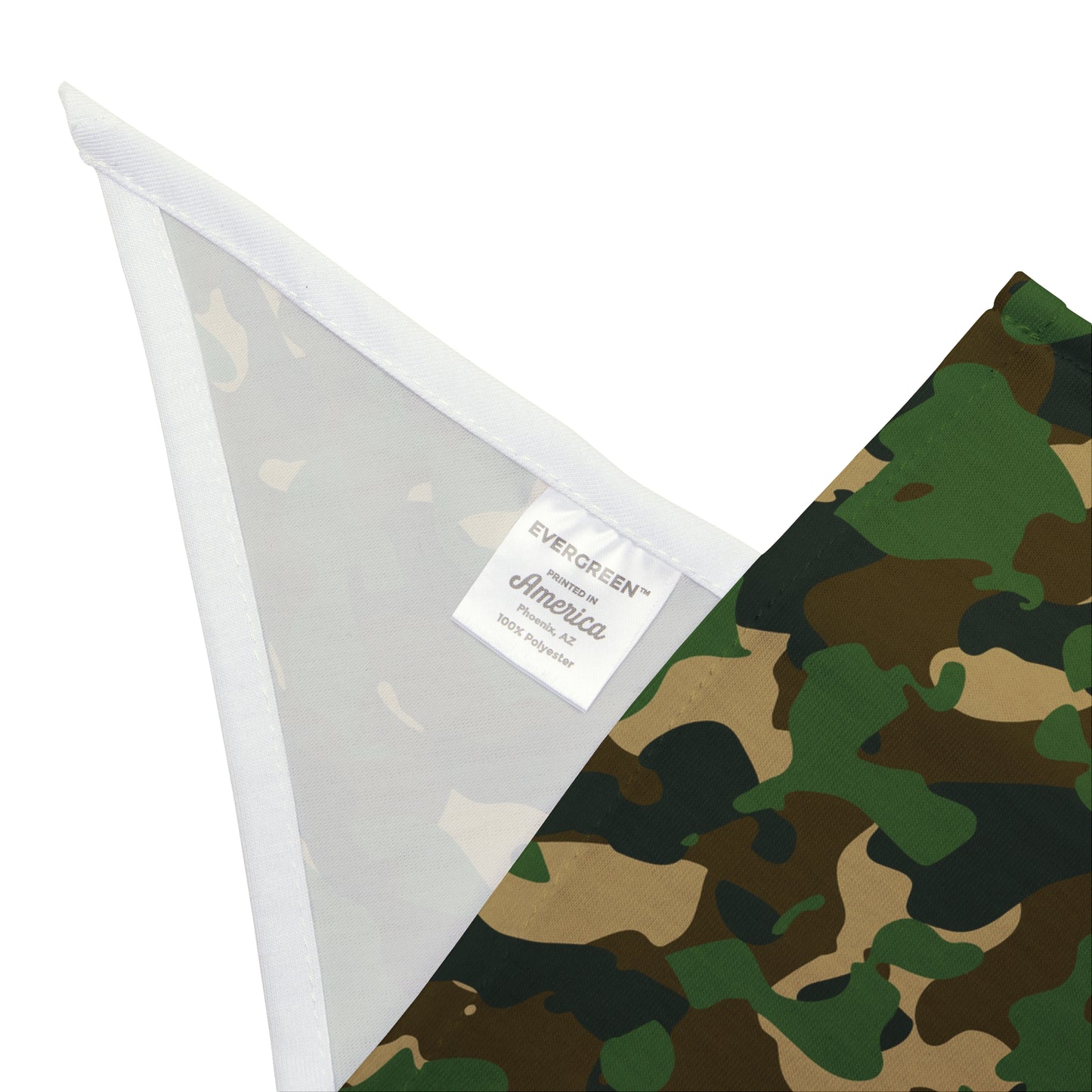 Green Camouflage Pet Bandana