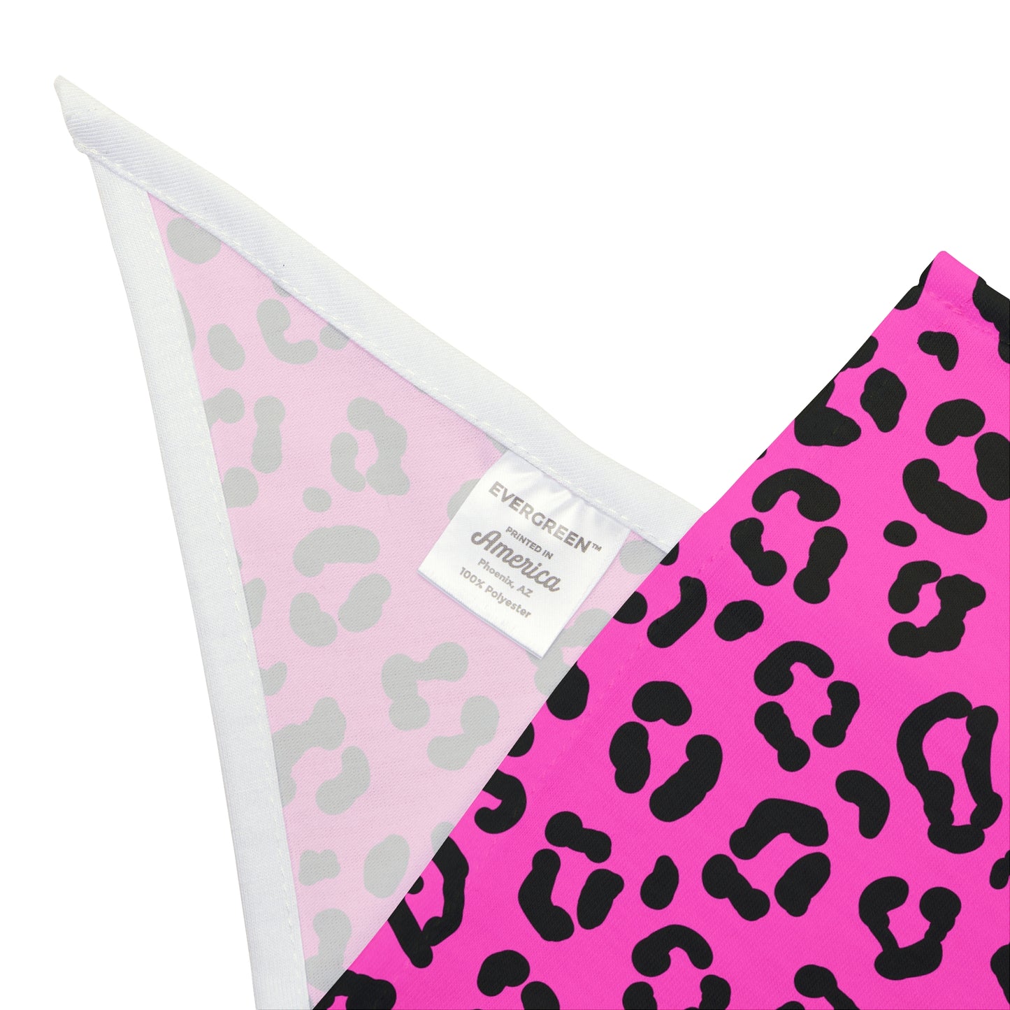 Pink Leopard Print Dog Bandana