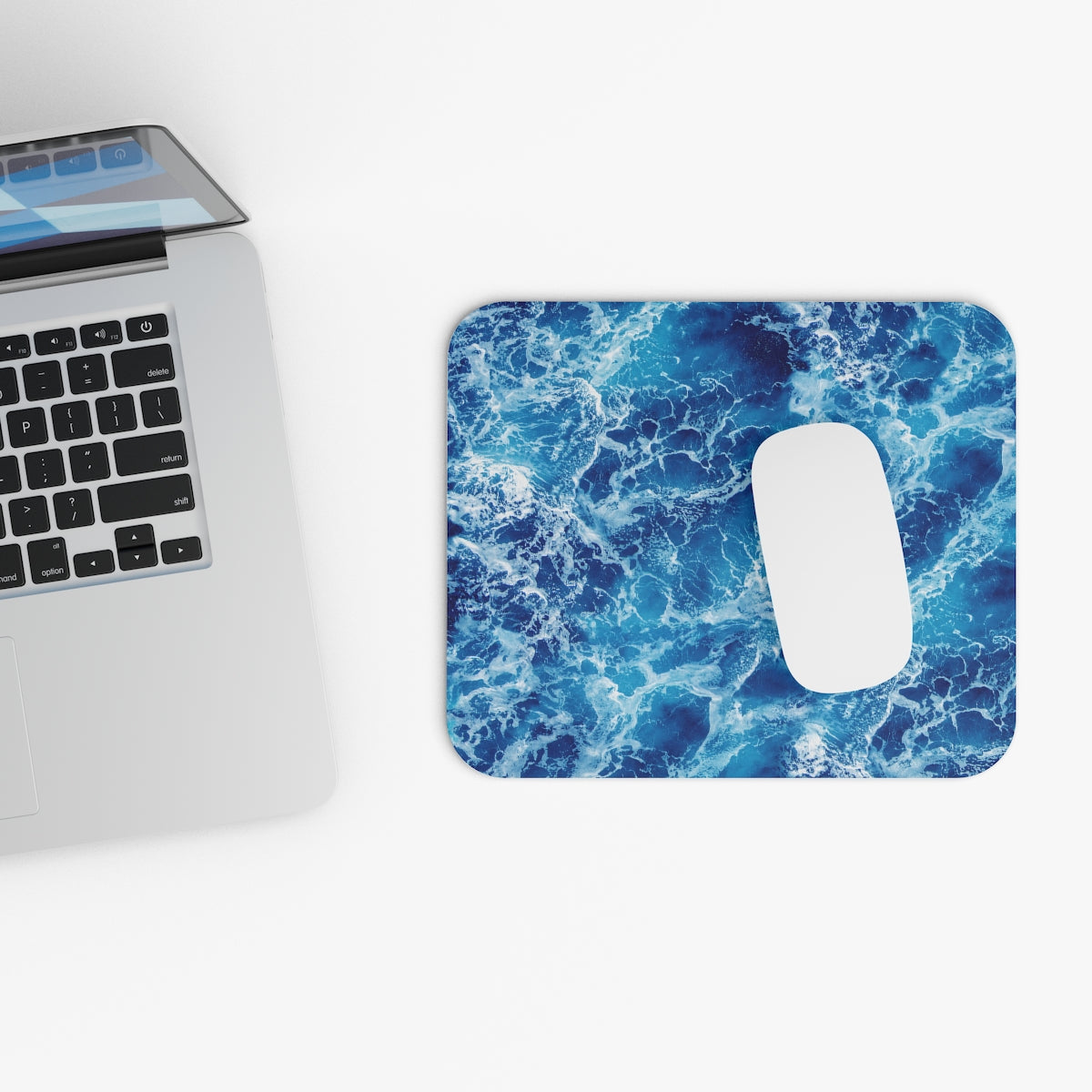 Blue Ocean Waves Mousepad