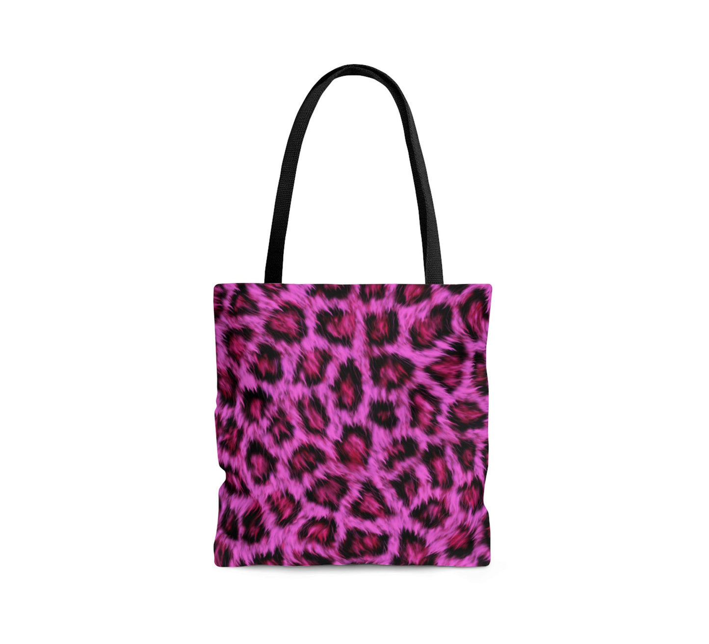 Pink Leopard Print Tote Bag