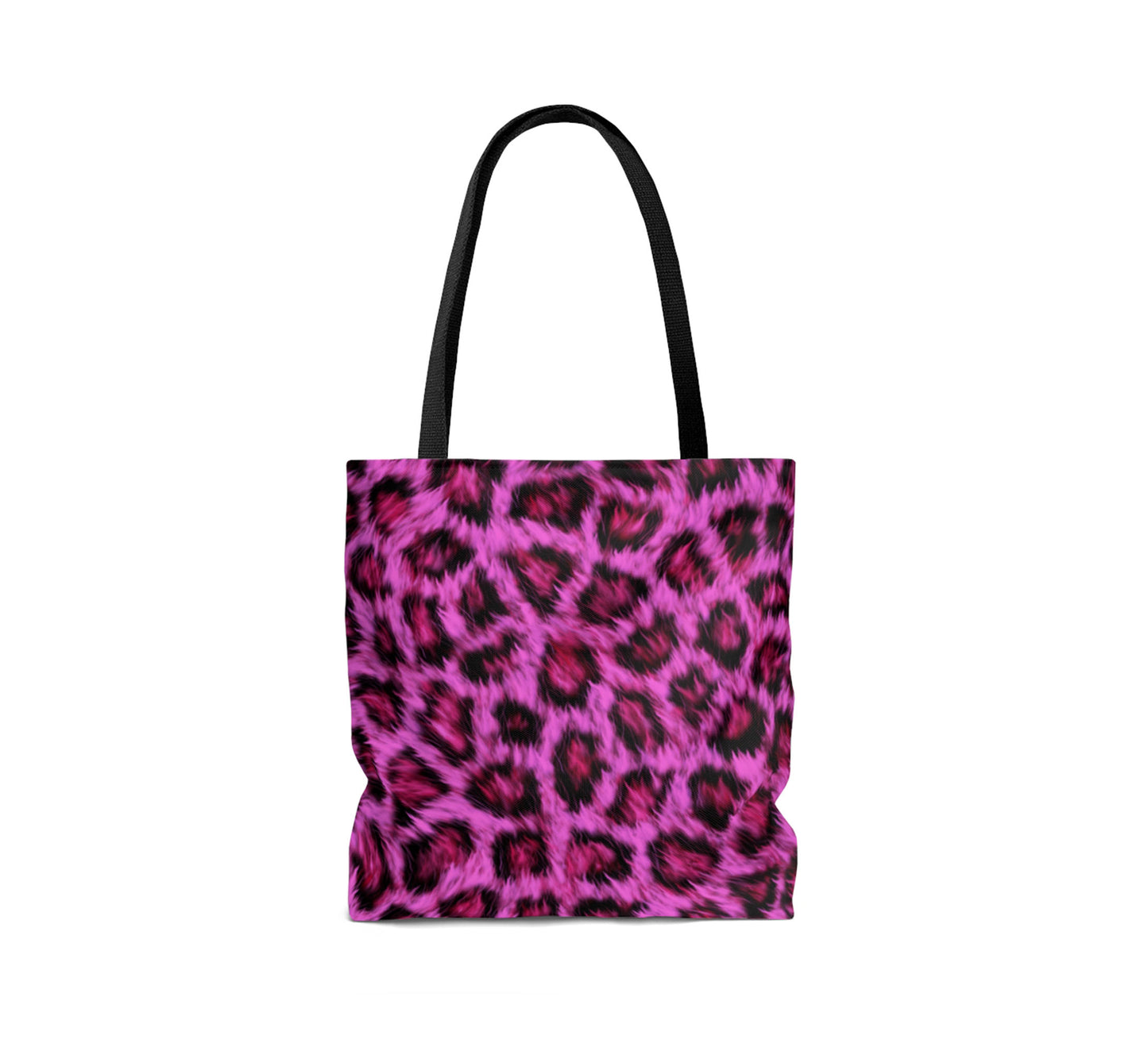 Pink Leopard Print Tote Bag