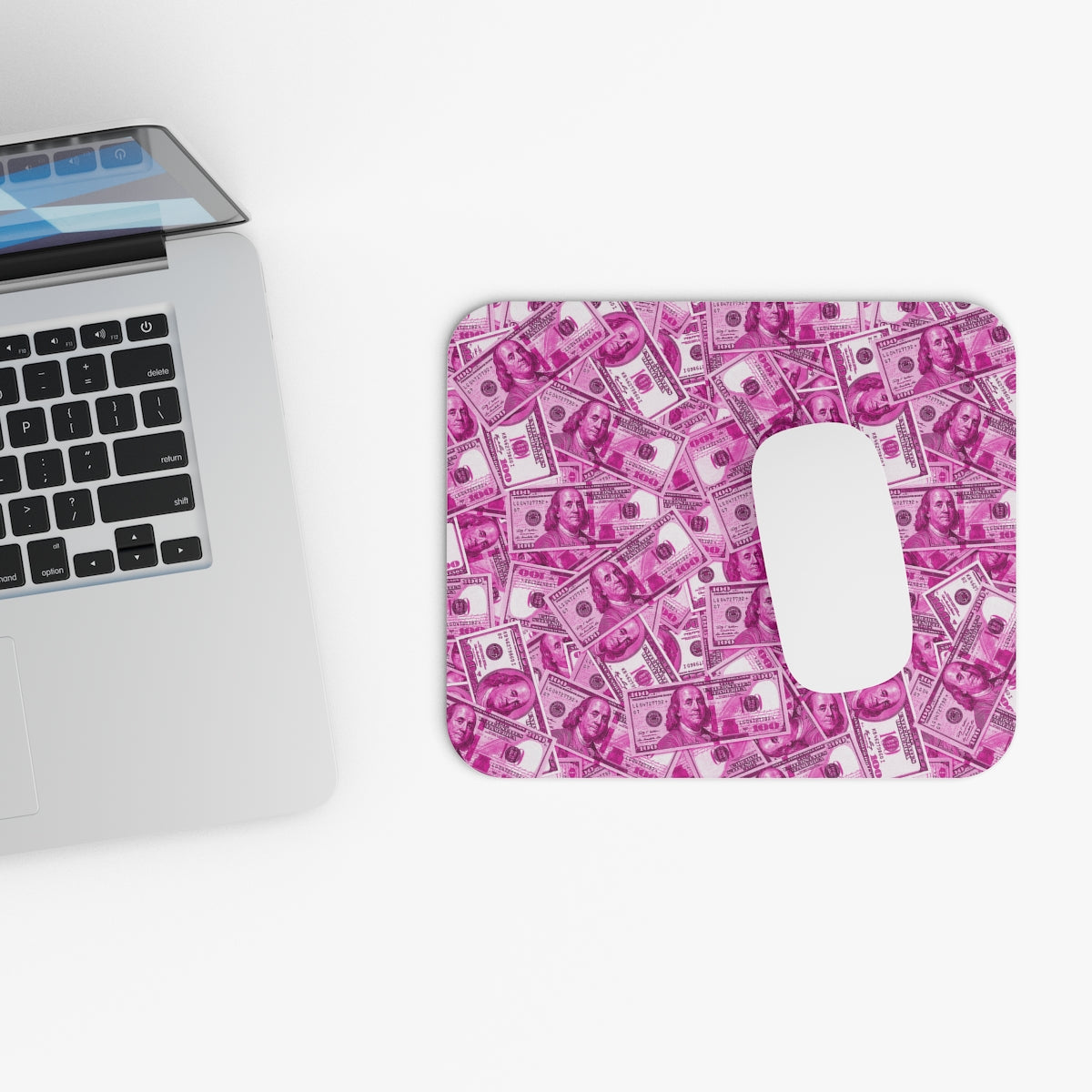 Pink Money Mousepad