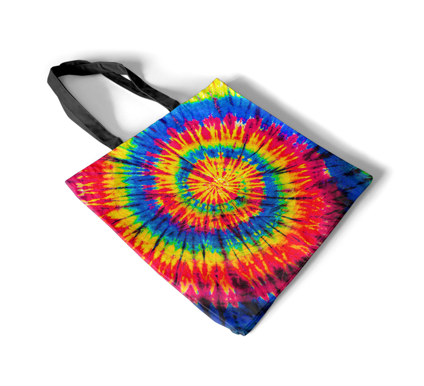 Skittles Rainbow Tie-Dye Tote Bag - Sublimation All Over Print