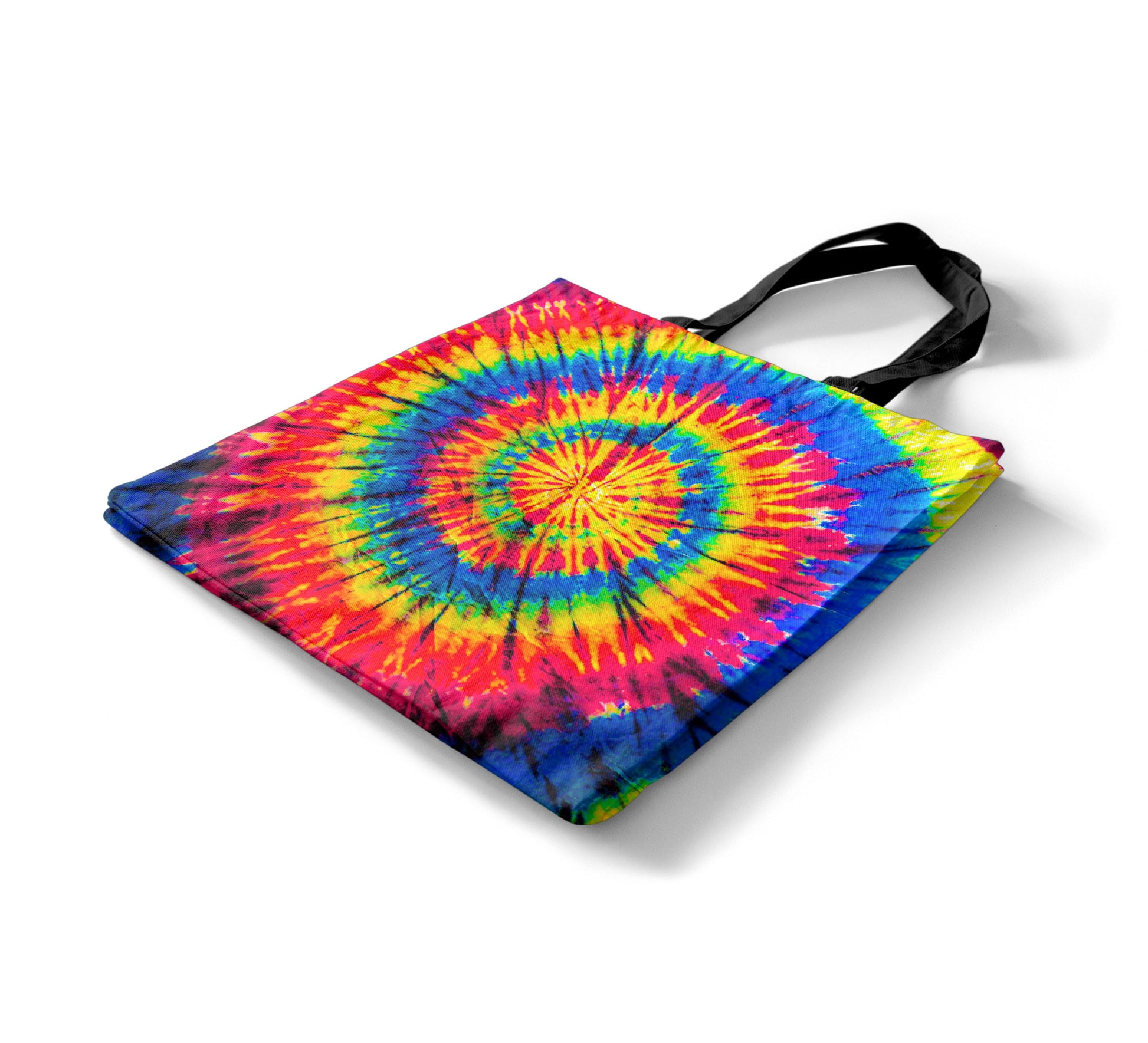 Skittles Rainbow Tie-Dye Tote Bag - Sublimation All Over Print