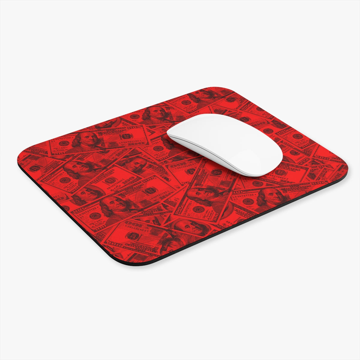 Red 100 Dollar Bills Money Mousepad