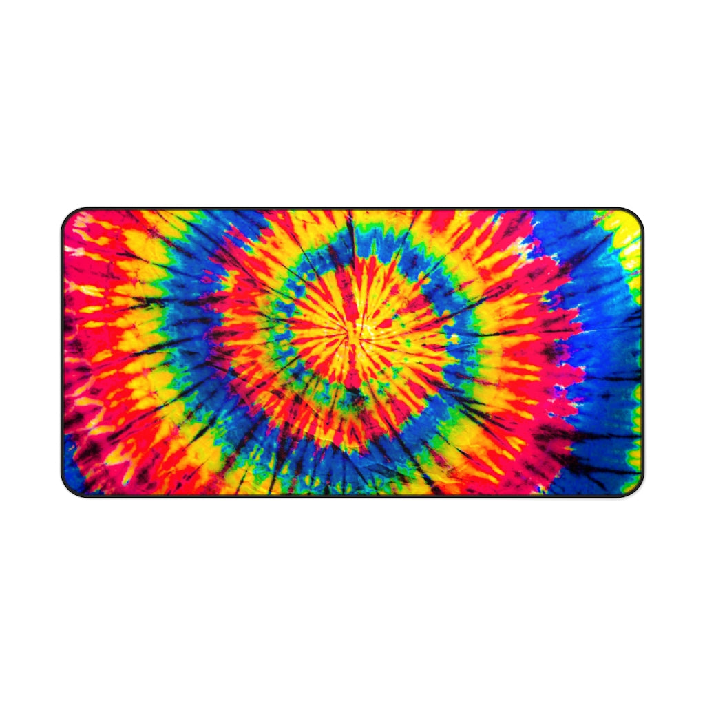 Rainbow Tiedye Desk Mat Mousepad