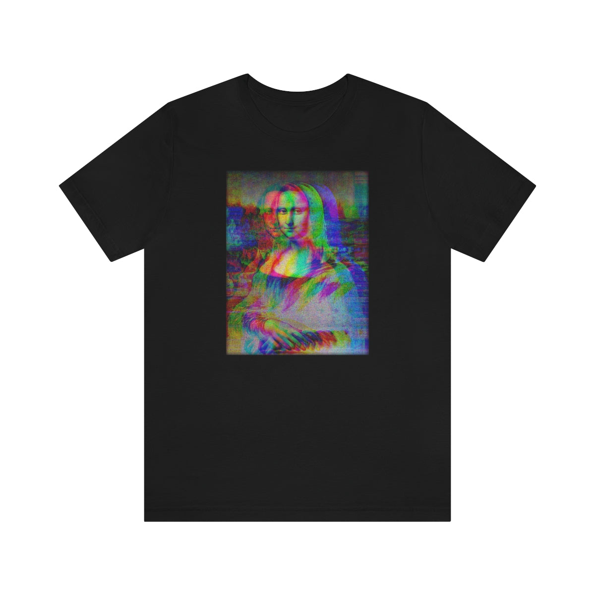 Mona Lisa Trippy Art T-Shirt - Psychedelic Graphic Tee