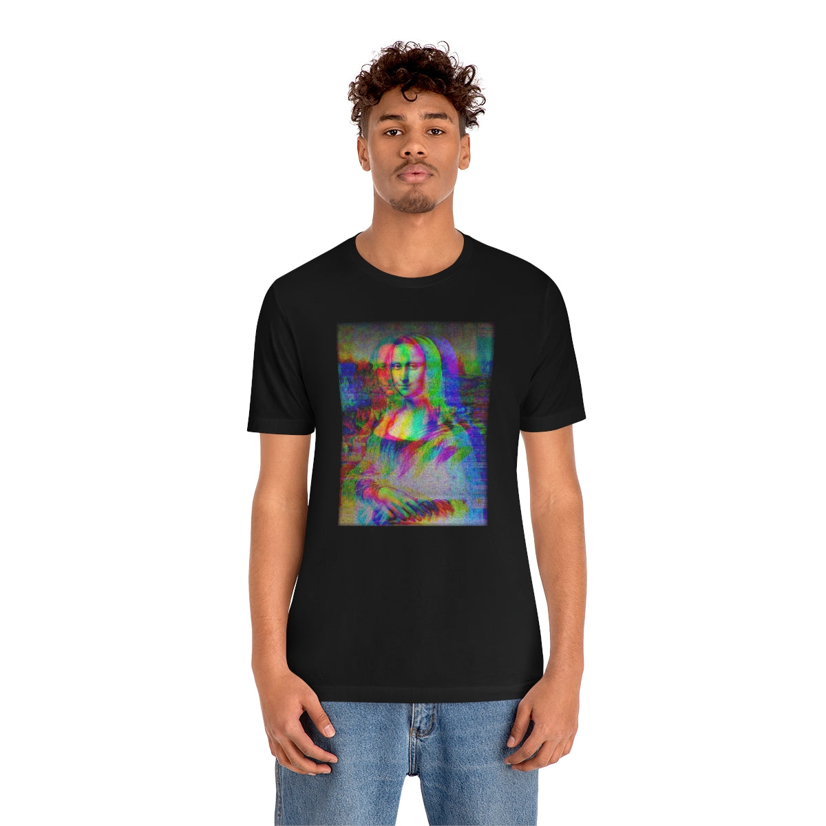 Mona Lisa Trippy Art T-Shirt - Psychedelic Graphic Tee