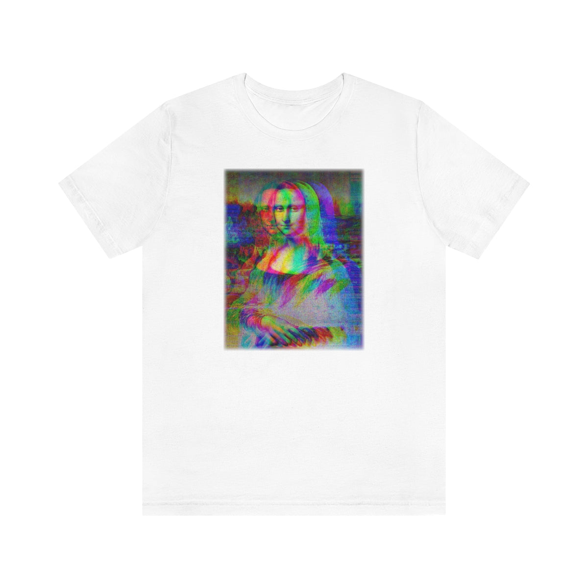 Mona Lisa Trippy Art T-Shirt - Psychedelic Graphic Tee