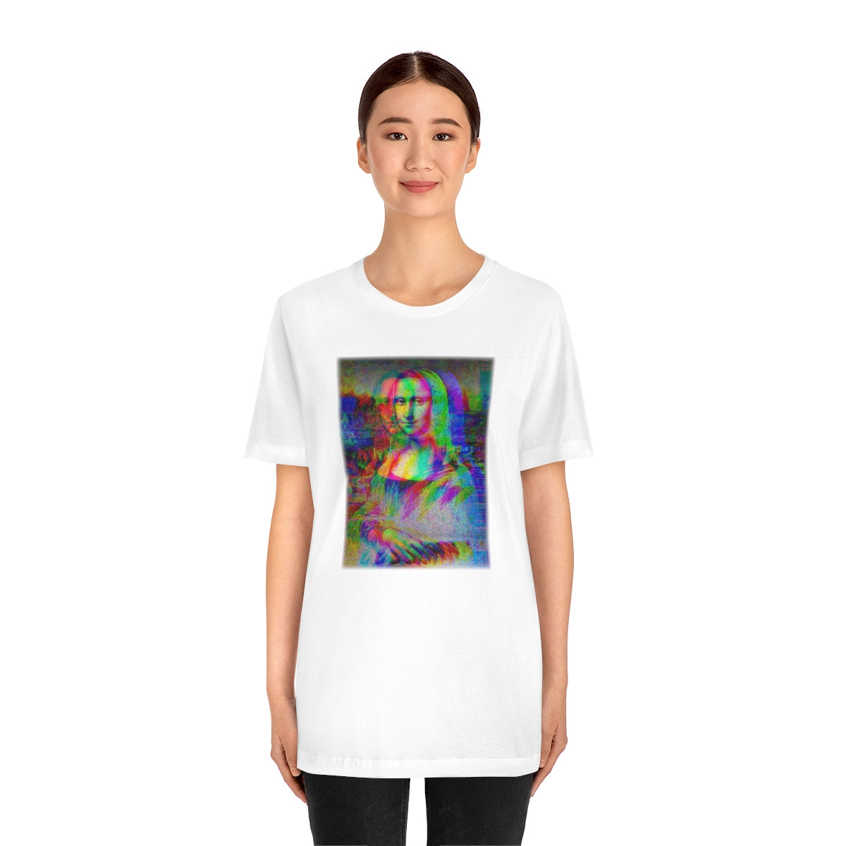 Mona Lisa Trippy Art T-Shirt - Psychedelic Graphic Tee